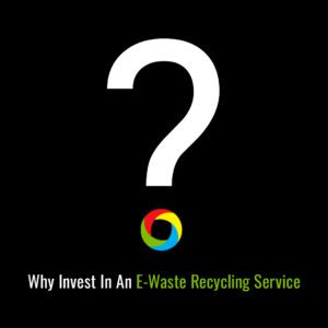 RAKI Electronics Recycling infographic about e-waste recycling services