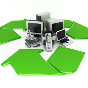 computers being recycled